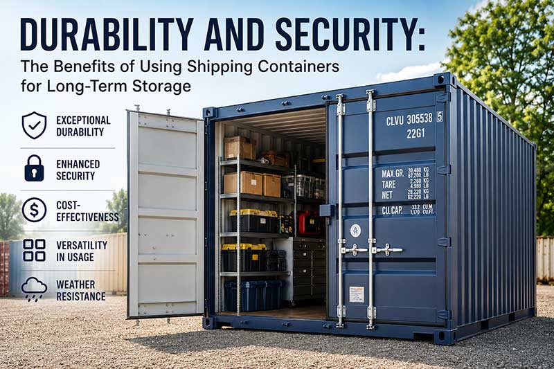 Benefits of Shipping Containers for Storage