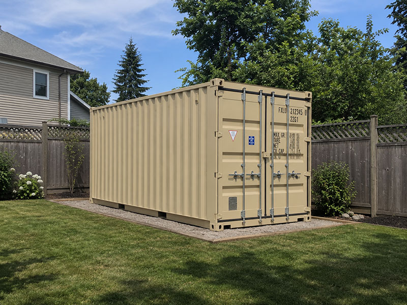shipping containers increase property value by adding storage