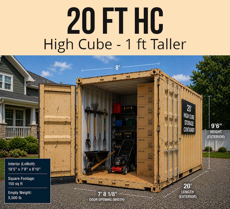 10' container