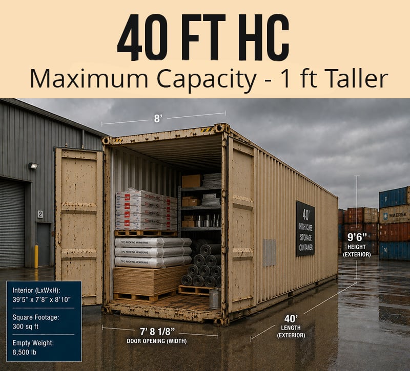 10' container